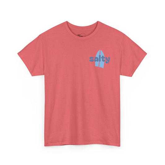 salty + saved + sent T-Shirt | minimalist script coastal faith tee