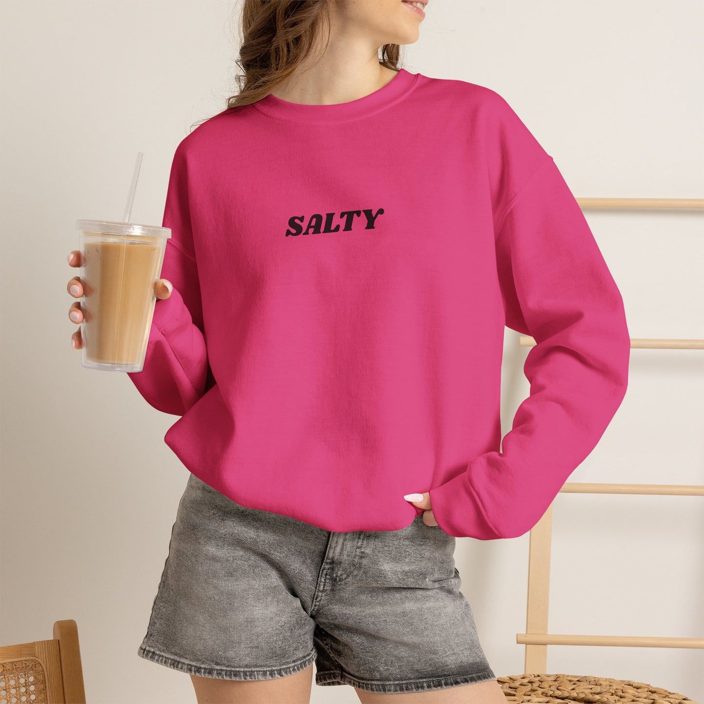 Salty Sweatshirt | 'You are the salt of the earth' Matthew 5:13 (back)