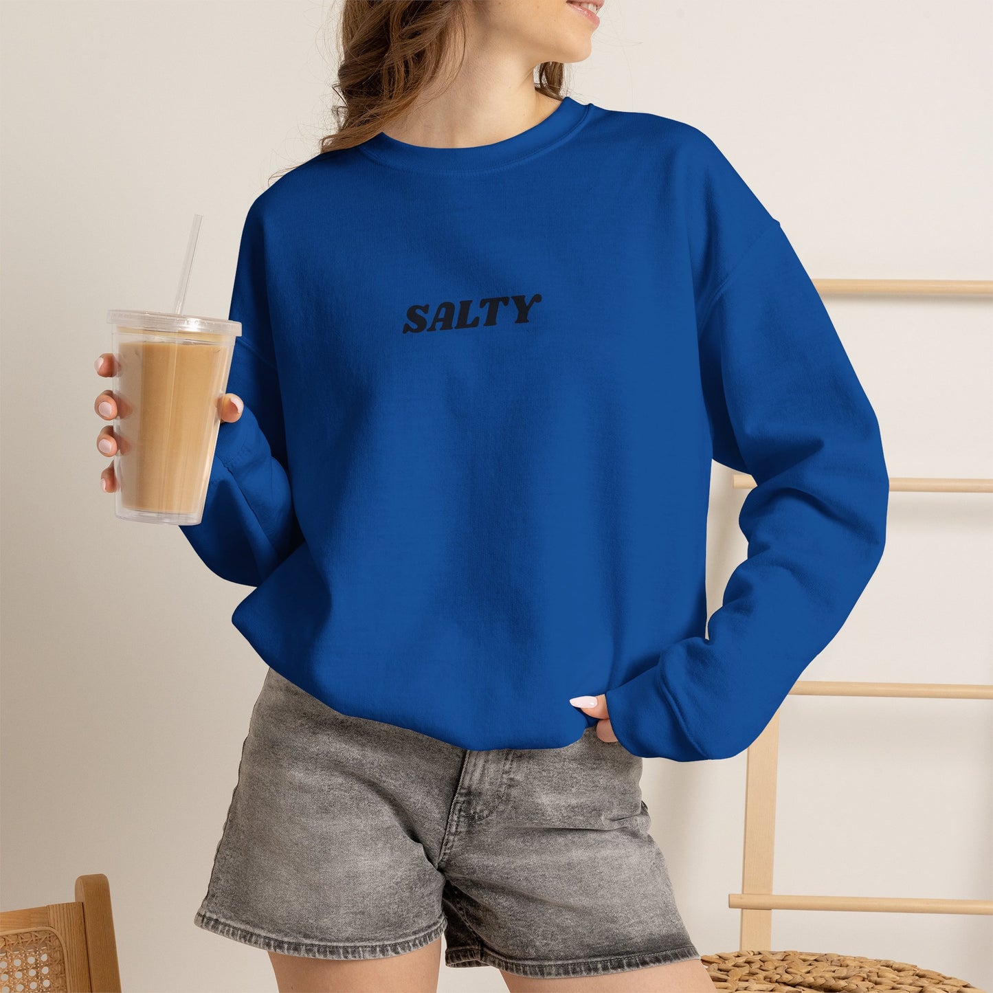Salty Sweatshirt | 'You are the salt of the earth' Matthew 5:13 (back)