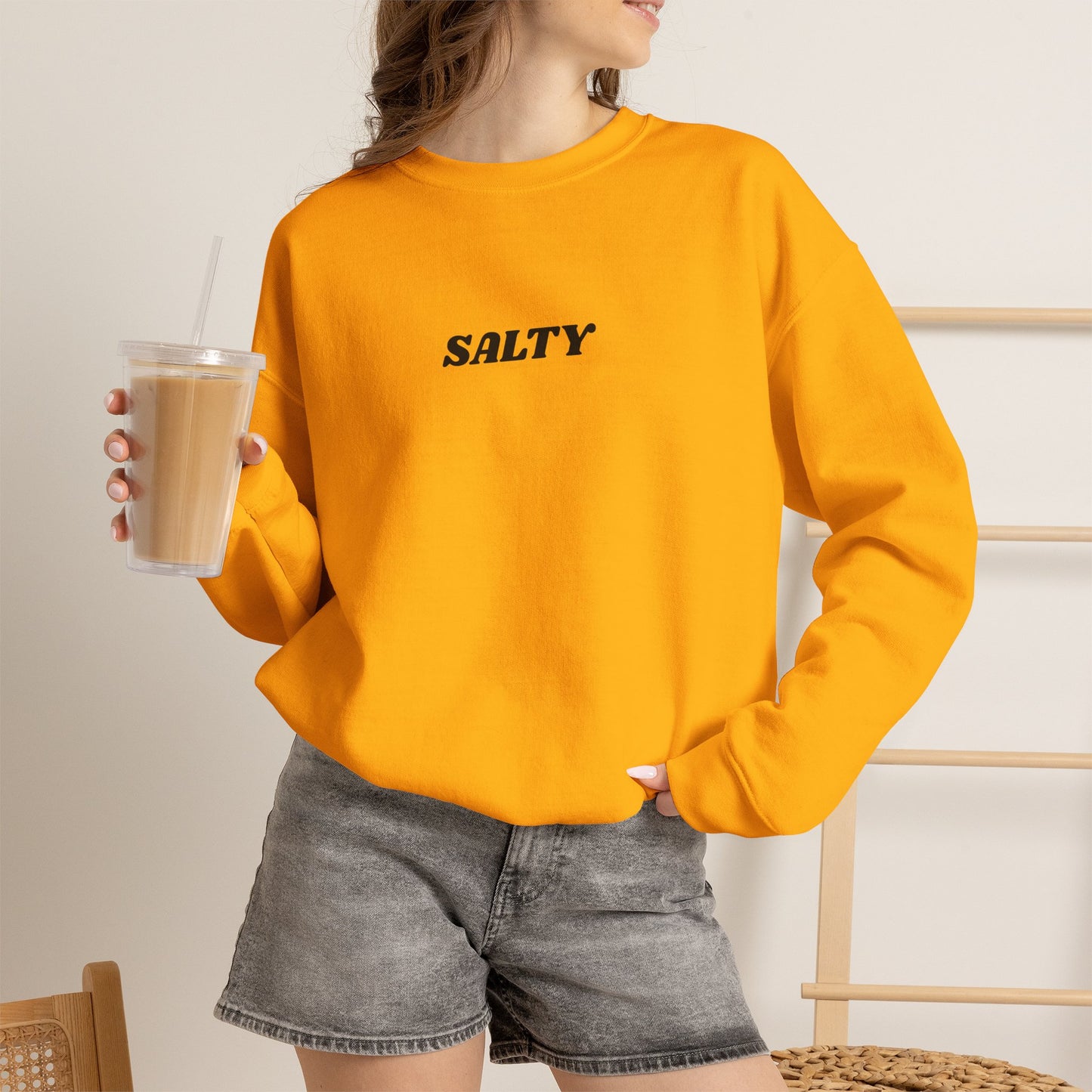 Salty Sweatshirt | 'You are the salt of the earth' Matthew 5:13 (back)