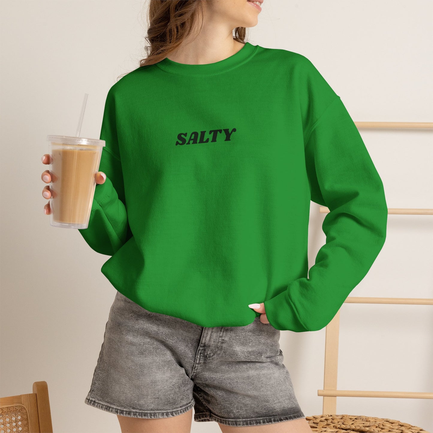 Salty Sweatshirt | 'You are the salt of the earth' Matthew 5:13 (back)